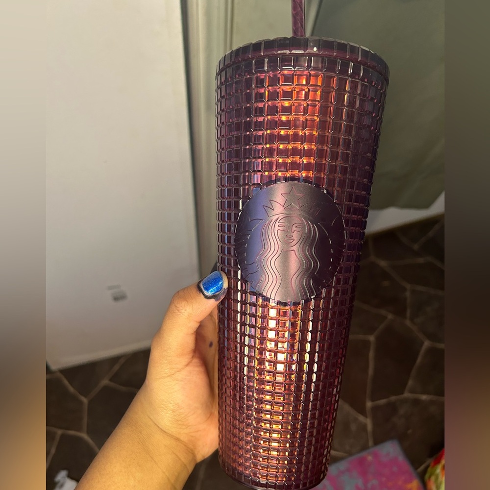 Starbucks tumbler cranberry thanksgiving grid